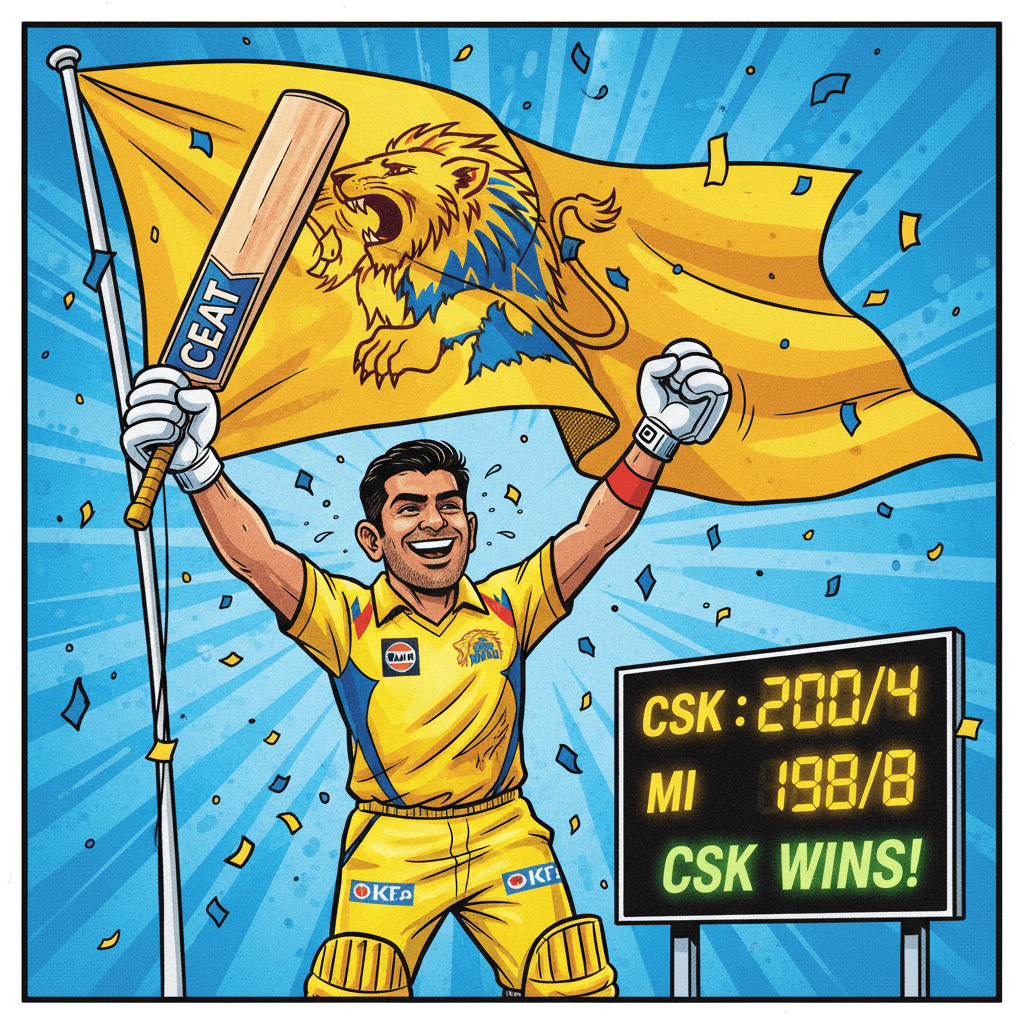 IPL धमाका: चेन्नई टॉपवर, मुंबई लोळली!