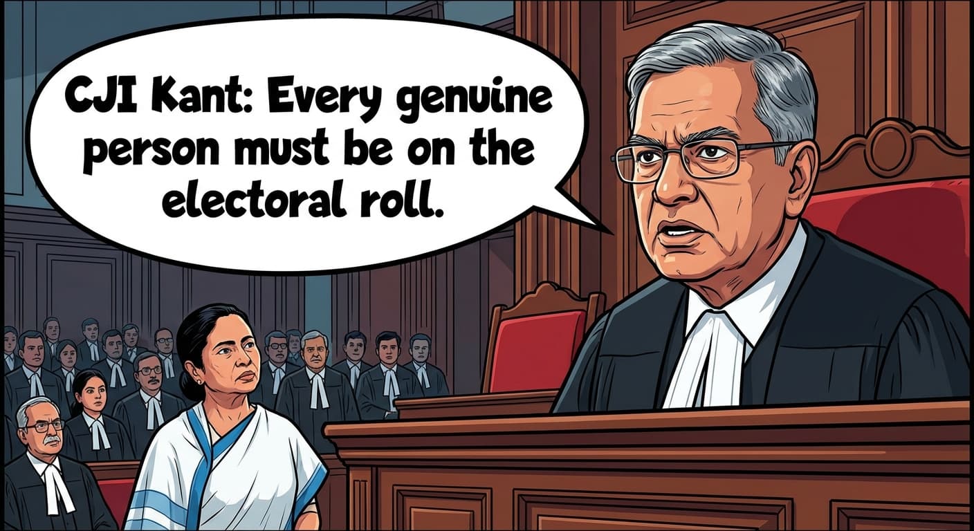 Every single genuine person must remain on electoral roll, CJI tells West Bengal CM in Supreme Court