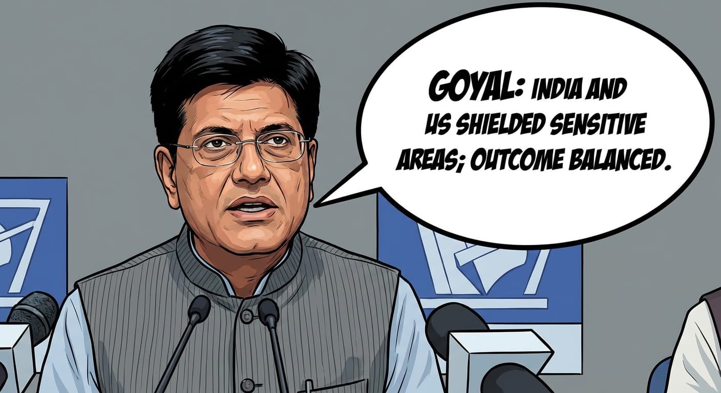 Goyal: India and US shielded sensitive areas; outcome balanced.