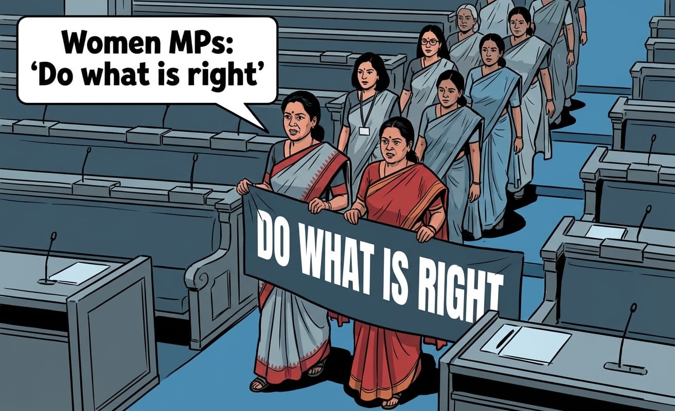Women MPs: 'Do what is right'
