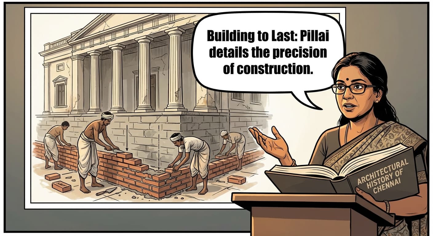 Building to Last: Pillai details the precision of construction.
