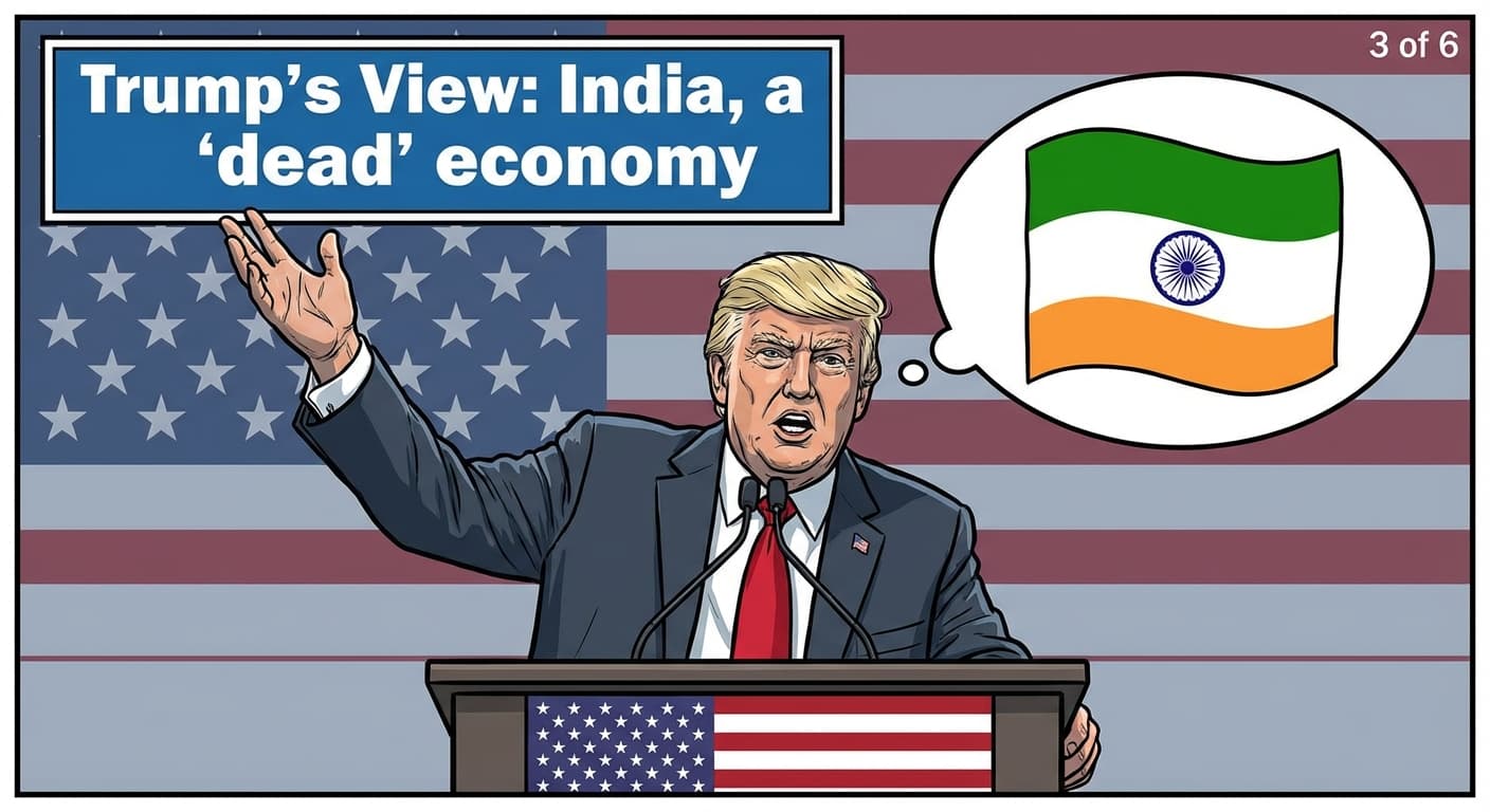 Trump's View: India, a 'dead' economy.