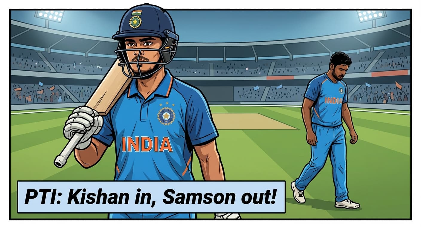 PTI: Kishan in, Samson out!