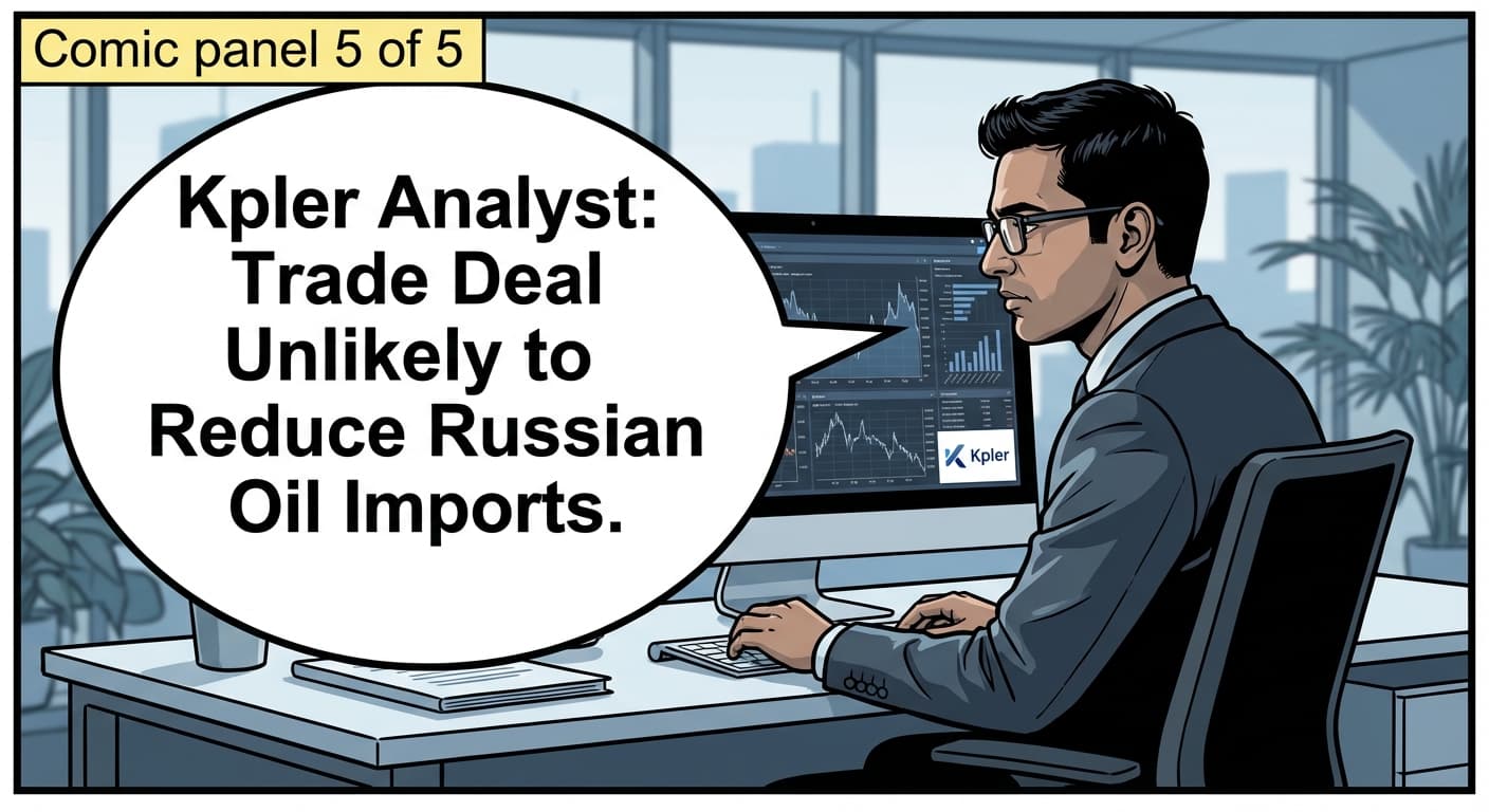 Kpler Analyst: Trade Deal Unlikely to Reduce Russian Oil Imports.