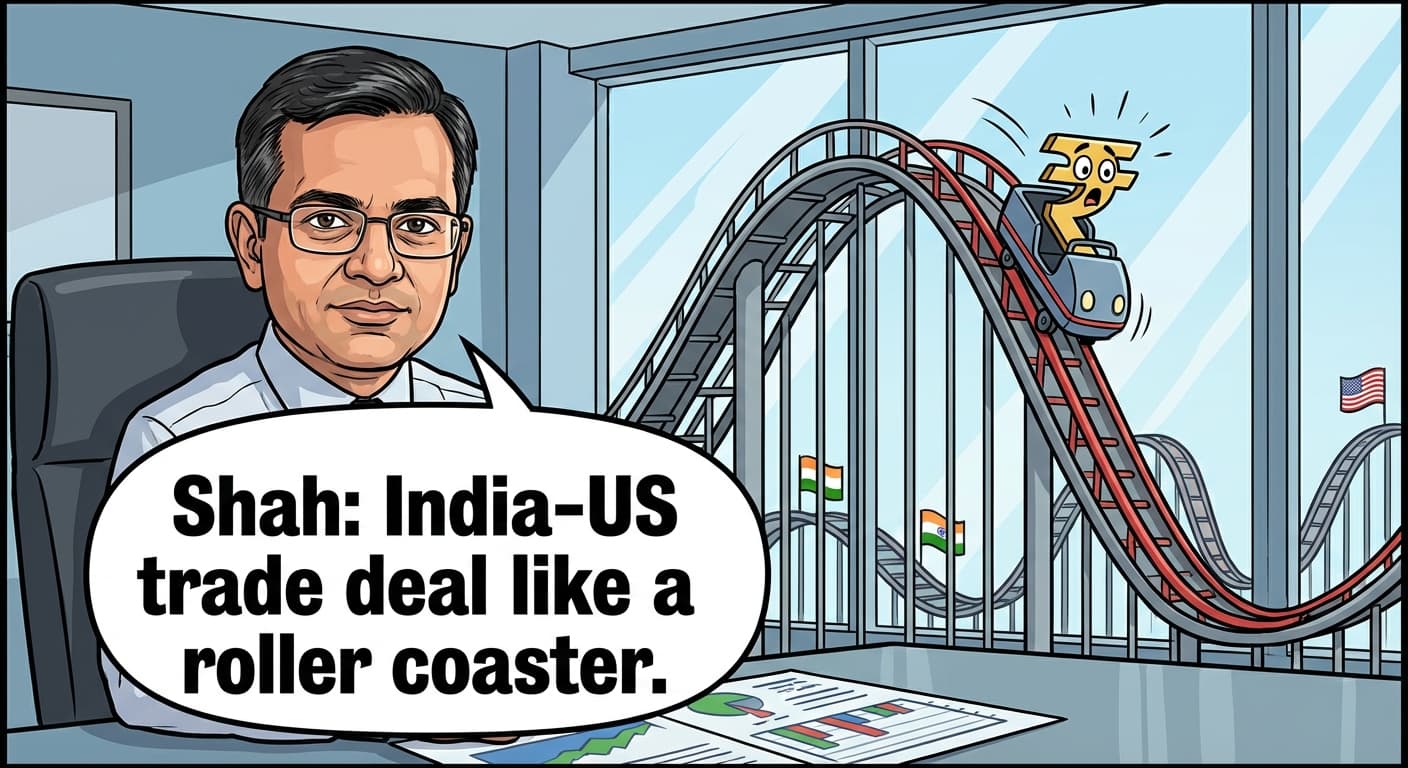 Shah: India-US trade deal like a roller coaster.
