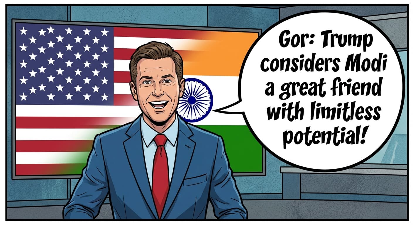 Gor: Trump considers Modi a great friend with limitless potential!