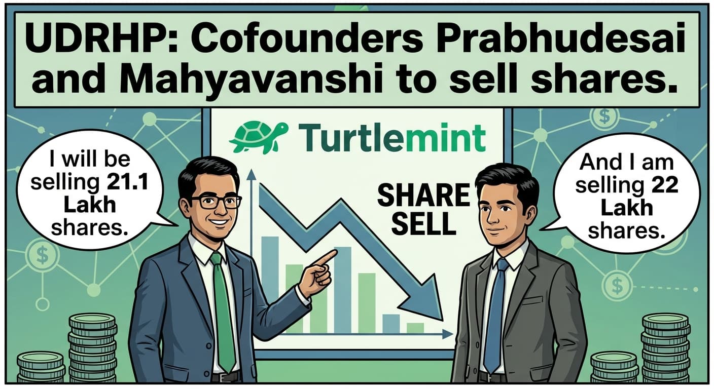 UDRHP: Cofounders Prabhudesai and Mahyavanshi to sell shares.