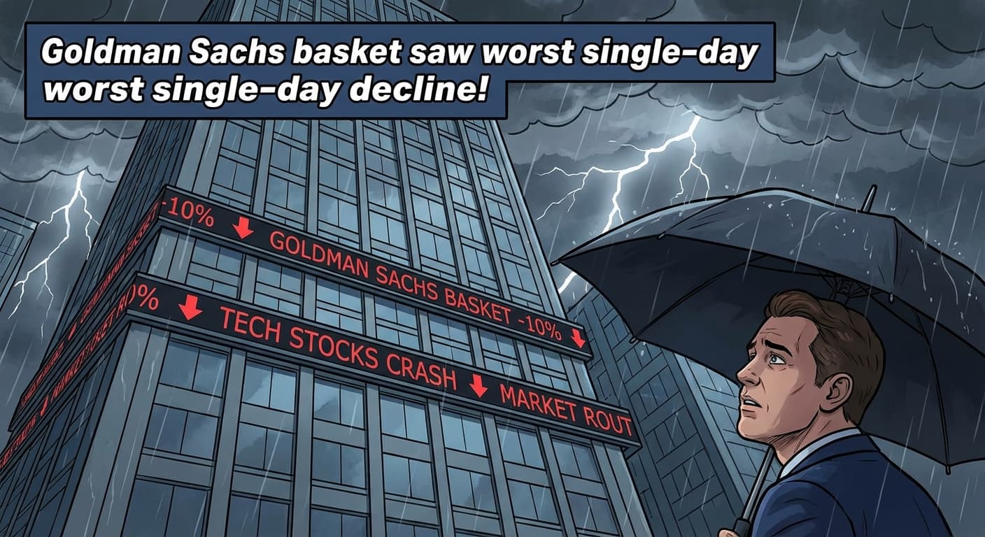 Goldman Sachs basket saw worst single-day decline!