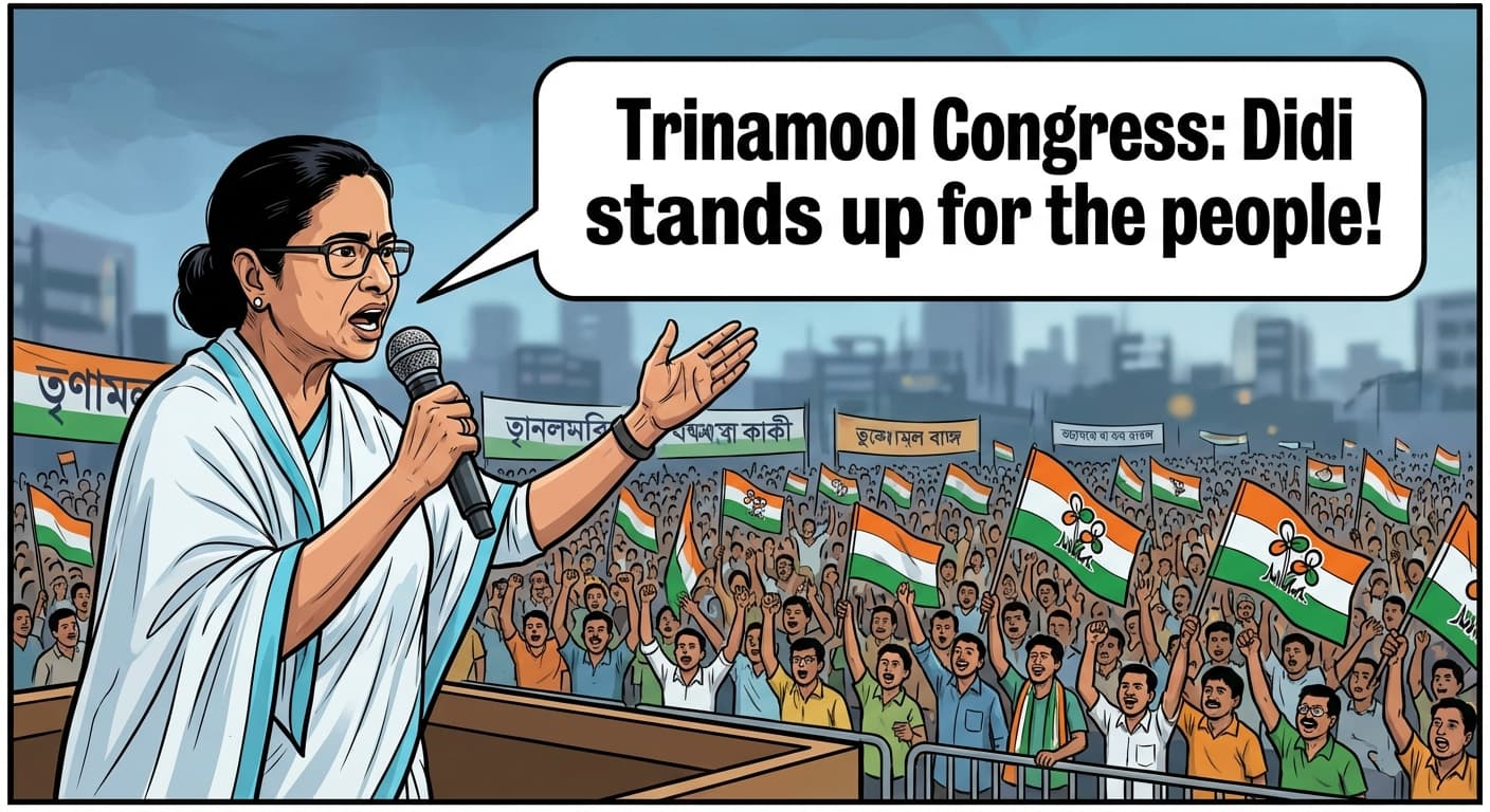 Trinamool Congress: Didi stands up for the people!
