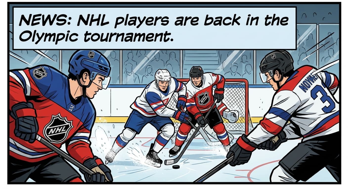 News: NHL players are back in the Olympic tournament.